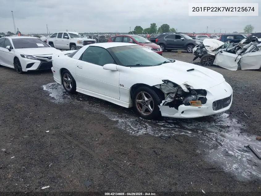 1998 Chevrolet Camaro VIN: 2G1FP22K7W2125674 Lot: 42134605