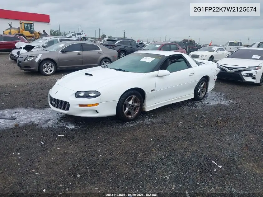 1998 Chevrolet Camaro VIN: 2G1FP22K7W2125674 Lot: 42134605