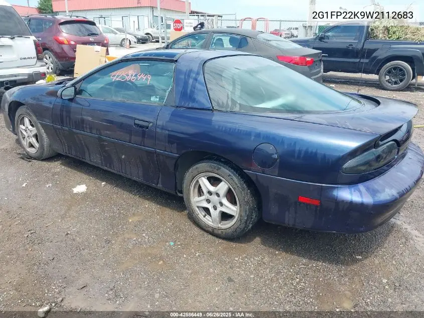 1998 Chevrolet Camaro VIN: 2G1FP22K9W2112683 Lot: 42586449