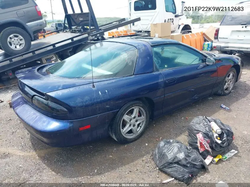 1998 Chevrolet Camaro VIN: 2G1FP22K9W2112683 Lot: 42586449
