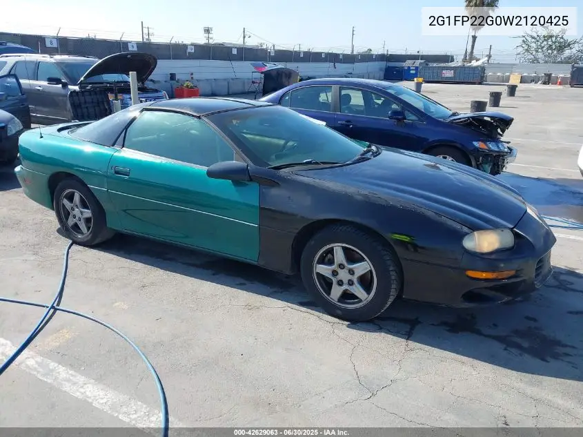 1998 Chevrolet Camaro Z28 VIN: 2G1FP22G0W2120425 Lot: 42629063