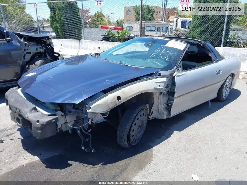 1998 Chevrolet Camaro Z28 VIN: 2G1FP22G0W2125995 Lot: 42629356