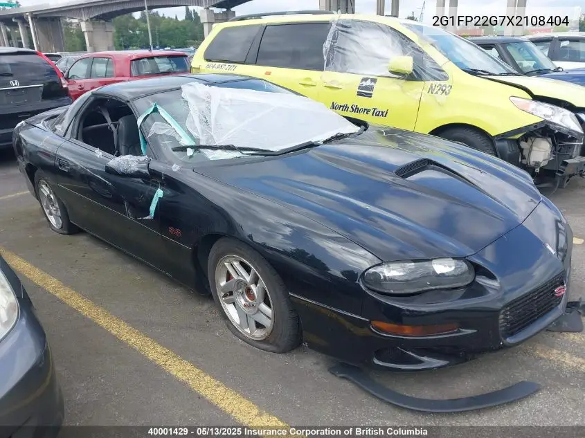 1999 Chevrolet Camaro Z28 VIN: 2G1FP22G7X2108404 Lot: 40001429