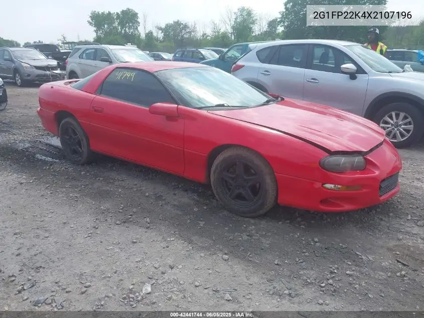 1999 Chevrolet Camaro VIN: 2G1FP22K4X2107196 Lot: 42441744