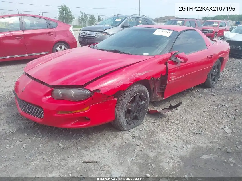 1999 Chevrolet Camaro VIN: 2G1FP22K4X2107196 Lot: 42441744