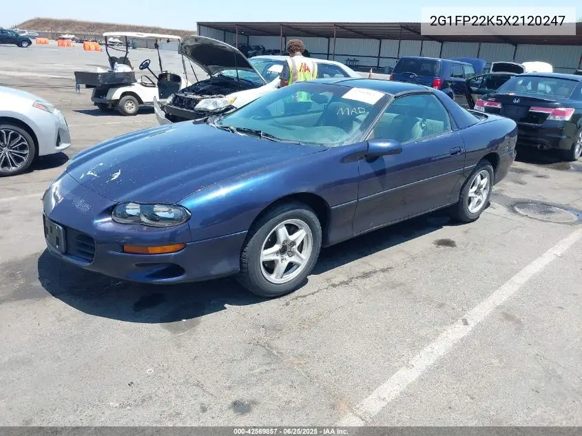 1999 Chevrolet Camaro VIN: 2G1FP22K5X2120247 Lot: 42569857