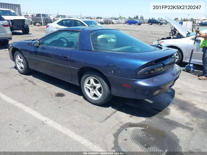 1999 Chevrolet Camaro VIN: 2G1FP22K5X2120247 Lot: 42569857