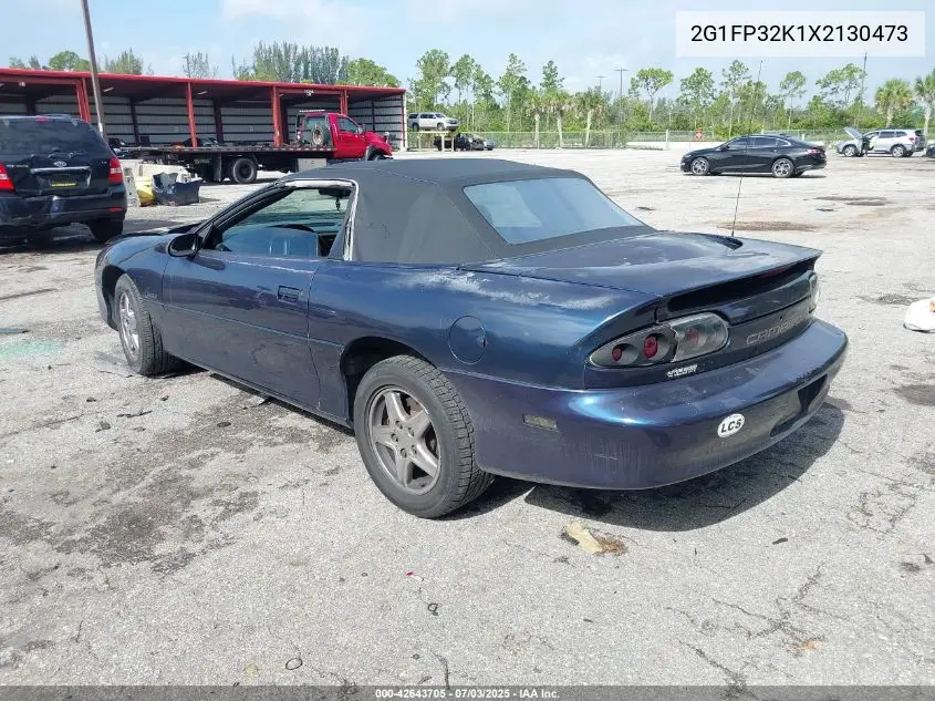 1999 Chevrolet Camaro VIN: 2G1FP32K1X2130473 Lot: 42643705