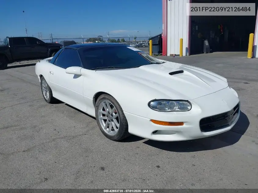 2000 Chevrolet Camaro Z28 VIN: 2G1FP22G9Y2126484 Lot: 42653735