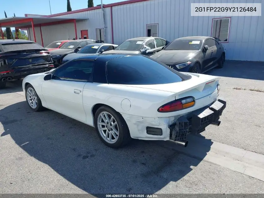 2000 Chevrolet Camaro Z28 VIN: 2G1FP22G9Y2126484 Lot: 42653735