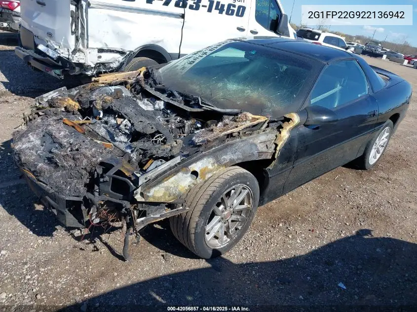 2002 Chevrolet Camaro Z28 VIN: 2G1FP22G922136942 Lot: 42056857