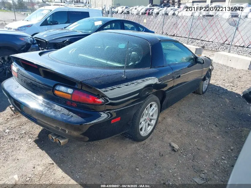 2002 Chevrolet Camaro Z28 VIN: 2G1FP22G922136942 Lot: 42056857