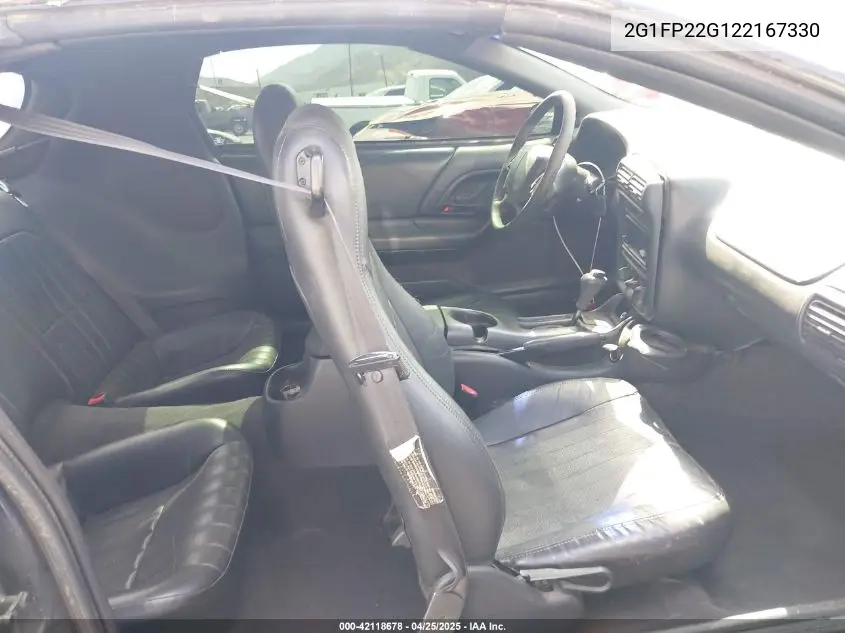 2002 Chevrolet Camaro Z28 VIN: 2G1FP22G122167330 Lot: 42118678