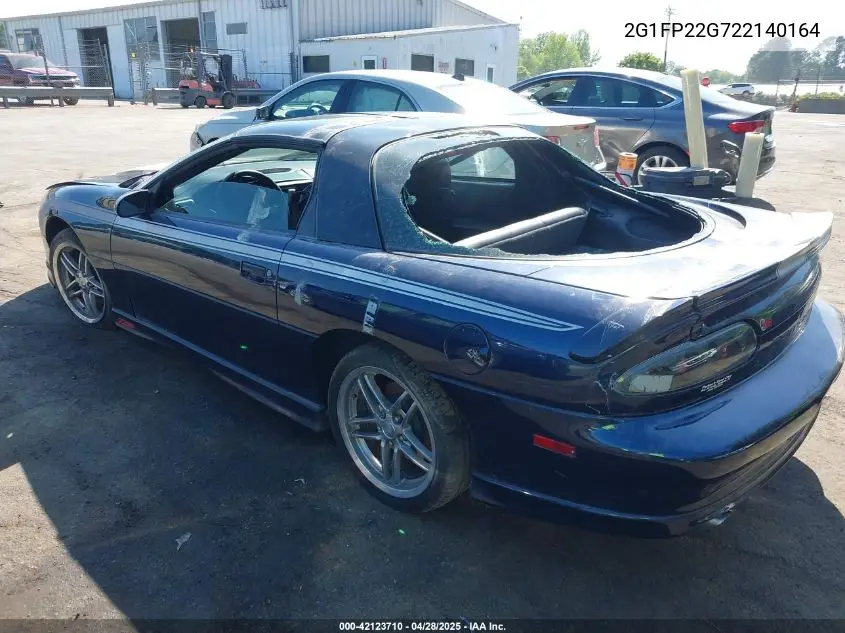2002 Chevrolet Camaro Z28 VIN: 2G1FP22G722140164 Lot: 42123710