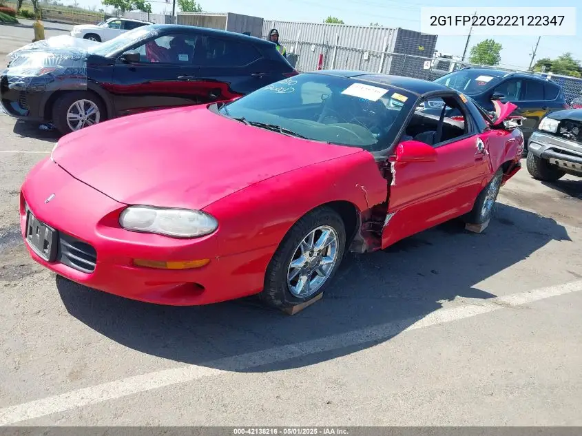 2002 Chevrolet Camaro Z28 VIN: 2G1FP22G222122347 Lot: 42138216
