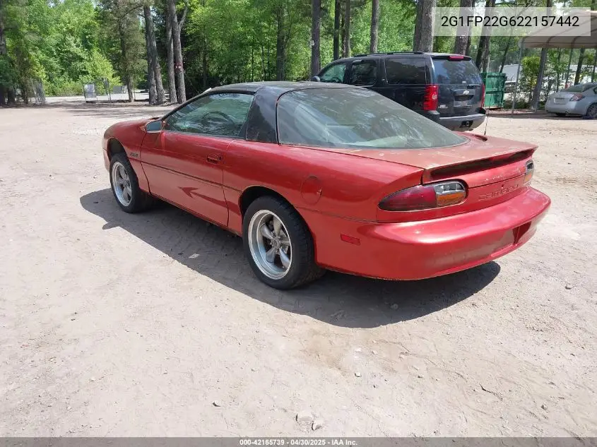 2002 Chevrolet Camaro Z28 VIN: 2G1FP22G622157442 Lot: 42165739