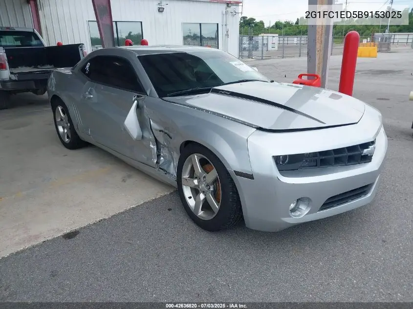 2011 Chevrolet Camaro 2Lt VIN: 2G1FC1ED5B9153025 Lot: 42636820