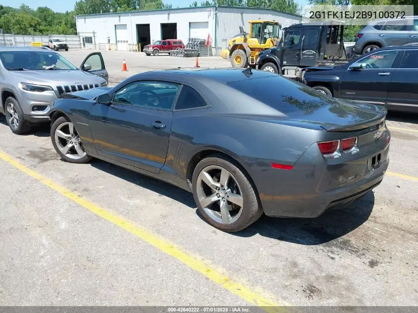 2011 Chevrolet Camaro 2Ss VIN: 2G1FK1EJ2B9100372 Lot: 42640222