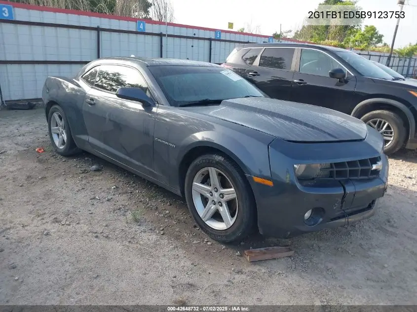 2011 Chevrolet Camaro 1Lt VIN: 2G1FB1ED5B9123753 Lot: 42648732