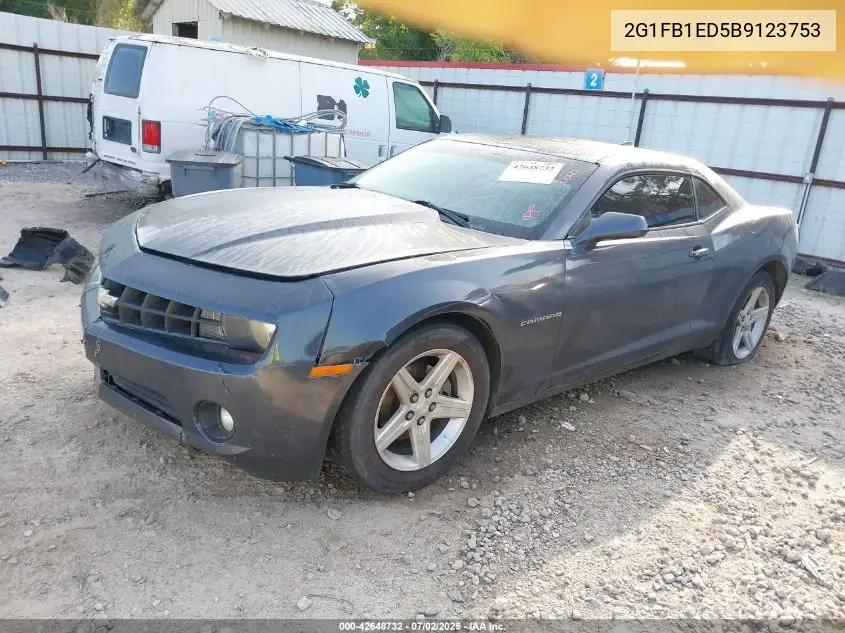 2011 Chevrolet Camaro 1Lt VIN: 2G1FB1ED5B9123753 Lot: 42648732