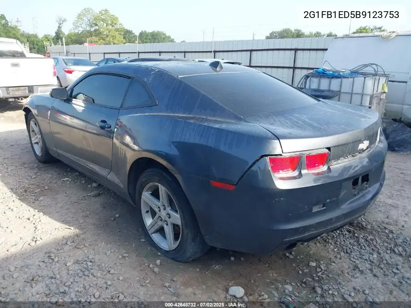 2011 Chevrolet Camaro 1Lt VIN: 2G1FB1ED5B9123753 Lot: 42648732