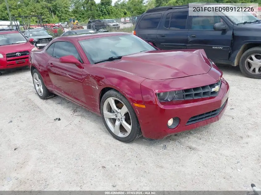 2011 Chevrolet Camaro 2Lt VIN: 2G1FC1ED9B9121226 Lot: 42658550