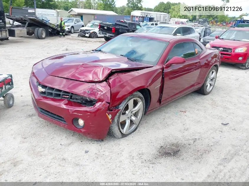 2011 Chevrolet Camaro 2Lt VIN: 2G1FC1ED9B9121226 Lot: 42658550