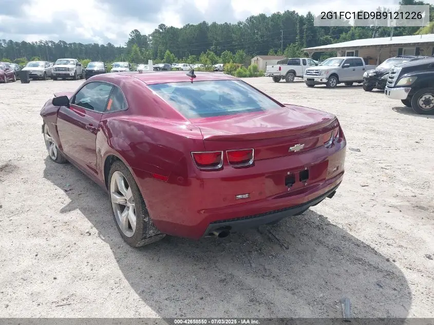 2011 Chevrolet Camaro 2Lt VIN: 2G1FC1ED9B9121226 Lot: 42658550