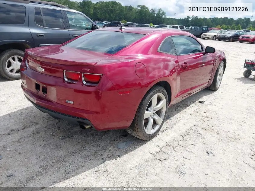 2011 Chevrolet Camaro 2Lt VIN: 2G1FC1ED9B9121226 Lot: 42658550