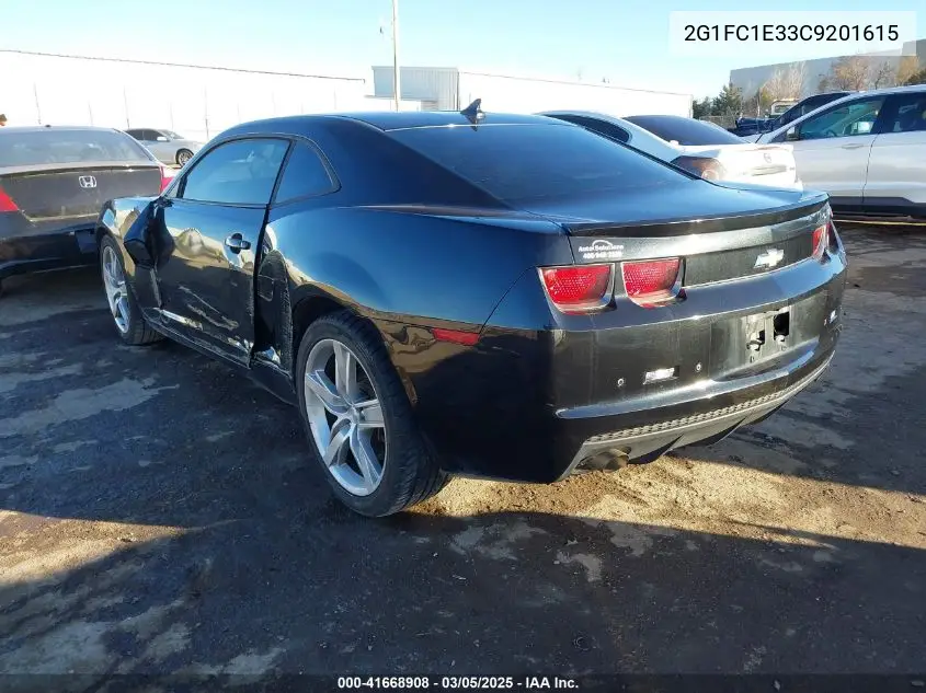 2012 Chevrolet Camaro 2Lt VIN: 2G1FC1E33C9201615 Lot: 41668908