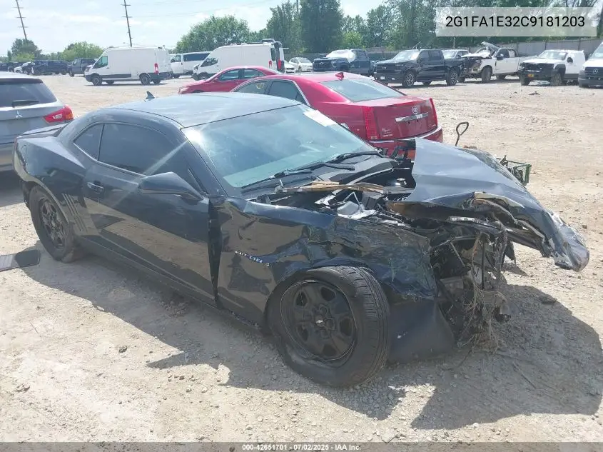2012 Chevrolet Camaro 2Ls VIN: 2G1FA1E32C9181203 Lot: 42651701