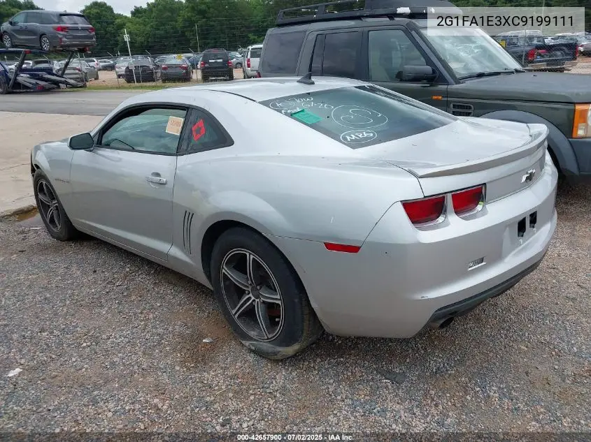 2012 Chevrolet Camaro 2Ls VIN: 2G1FA1E3XC9199111 Lot: 42657900