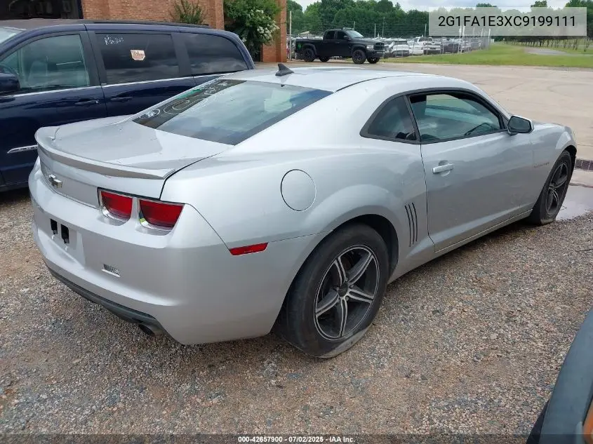 2012 Chevrolet Camaro 2Ls VIN: 2G1FA1E3XC9199111 Lot: 42657900