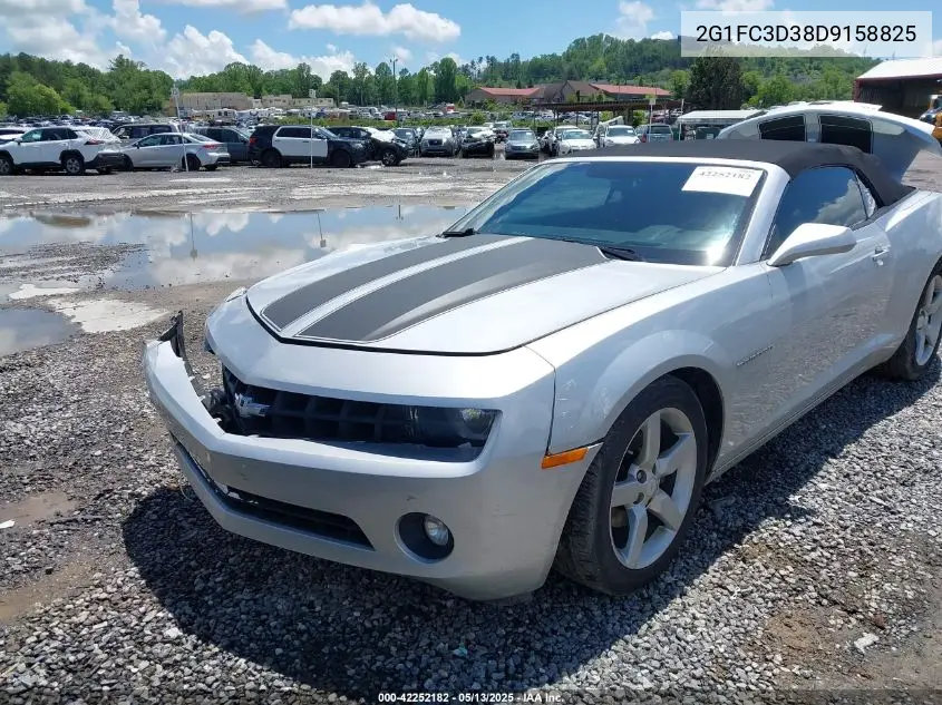 2013 Chevrolet Camaro Lt VIN: 2G1FC3D38D9158825 Lot: 42252182
