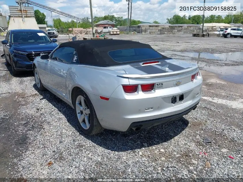 2013 Chevrolet Camaro Lt VIN: 2G1FC3D38D9158825 Lot: 42252182