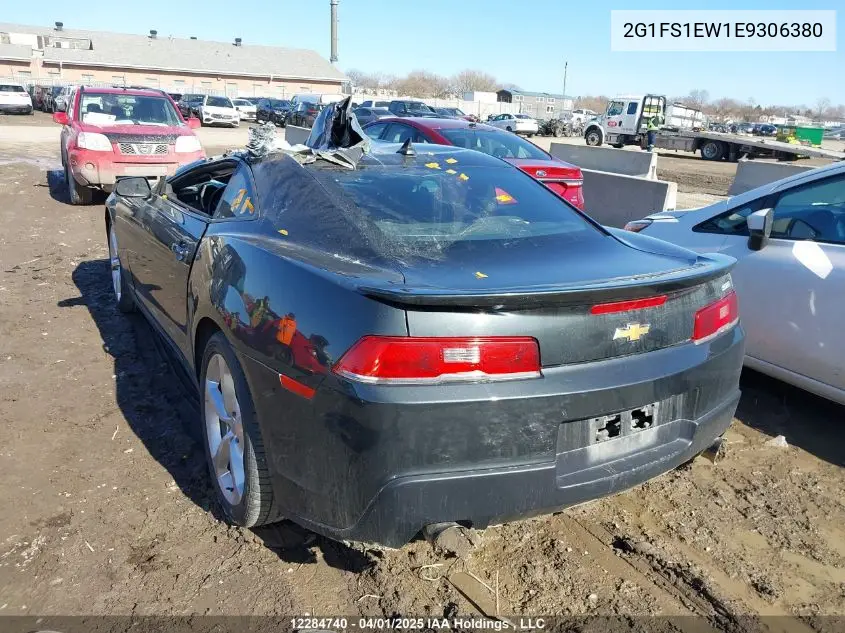2014 Chevrolet Camaro 1Ss VIN: 2G1FS1EW1E9306380 Lot: 12284740