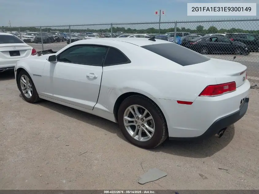 2014 Chevrolet Camaro 2Ls VIN: 2G1FA1E31E9300149 Lot: 42222676