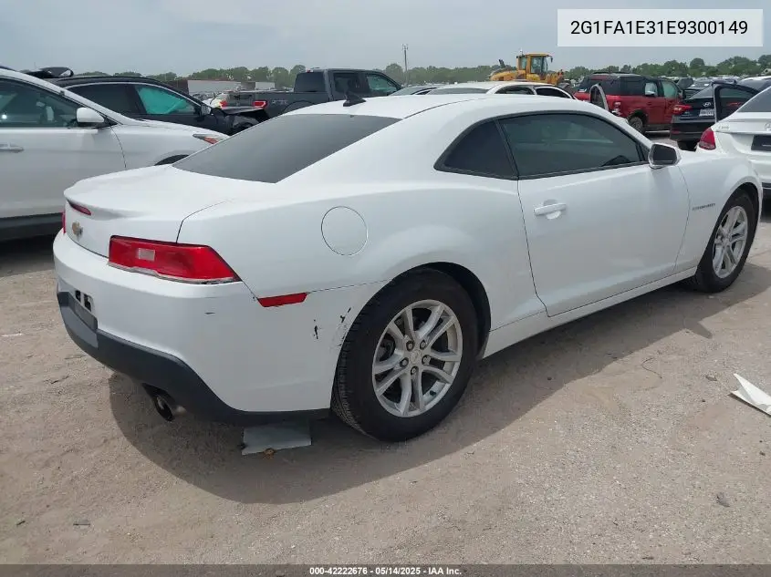 2014 Chevrolet Camaro 2Ls VIN: 2G1FA1E31E9300149 Lot: 42222676