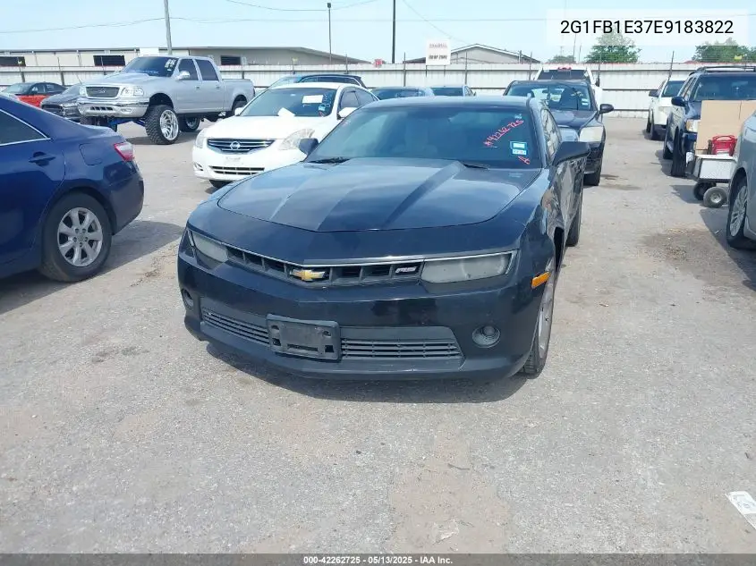 2014 Chevrolet Camaro 1Lt VIN: 2G1FB1E37E9183822 Lot: 42262725