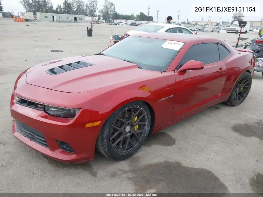 2014 Chevrolet Camaro 2Ss VIN: 2G1FK1EJXE9151154 Lot: 42628161