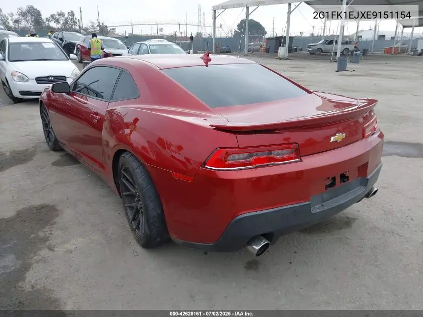 2014 Chevrolet Camaro 2Ss VIN: 2G1FK1EJXE9151154 Lot: 42628161