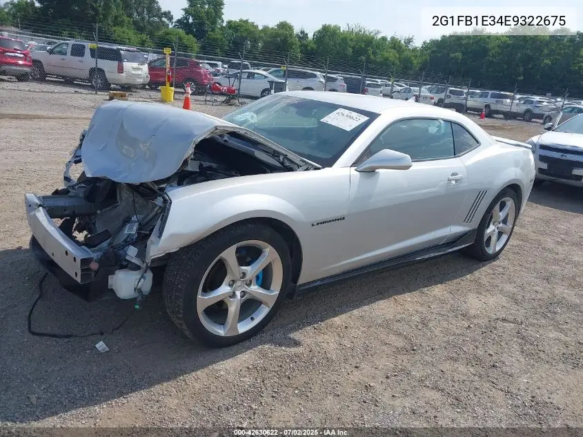 2014 Chevrolet Camaro 1Lt VIN: 2G1FB1E34E9322675 Lot: 42630622