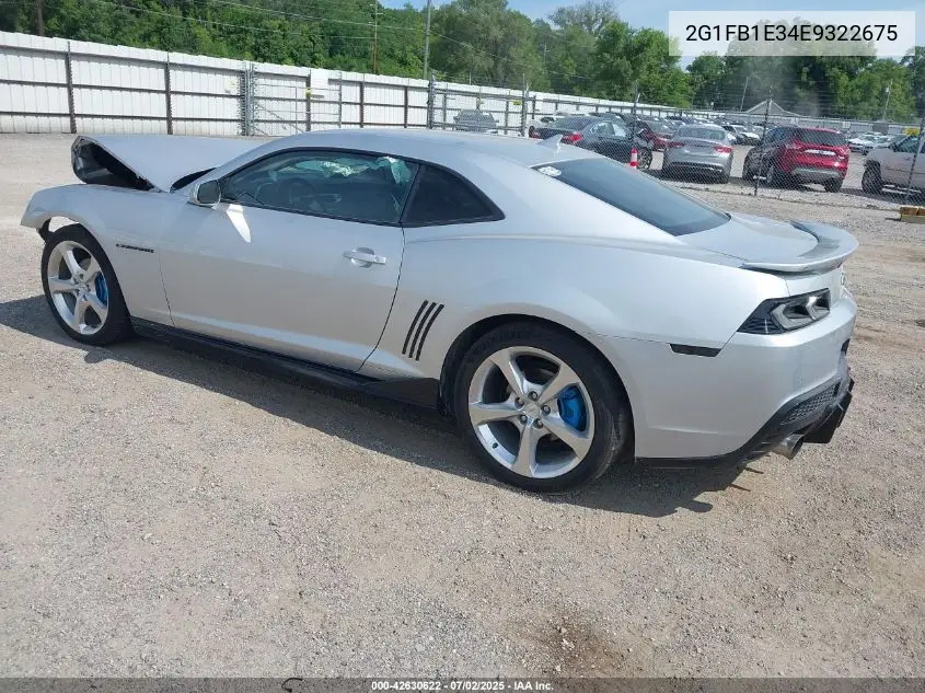 2014 Chevrolet Camaro 1Lt VIN: 2G1FB1E34E9322675 Lot: 42630622