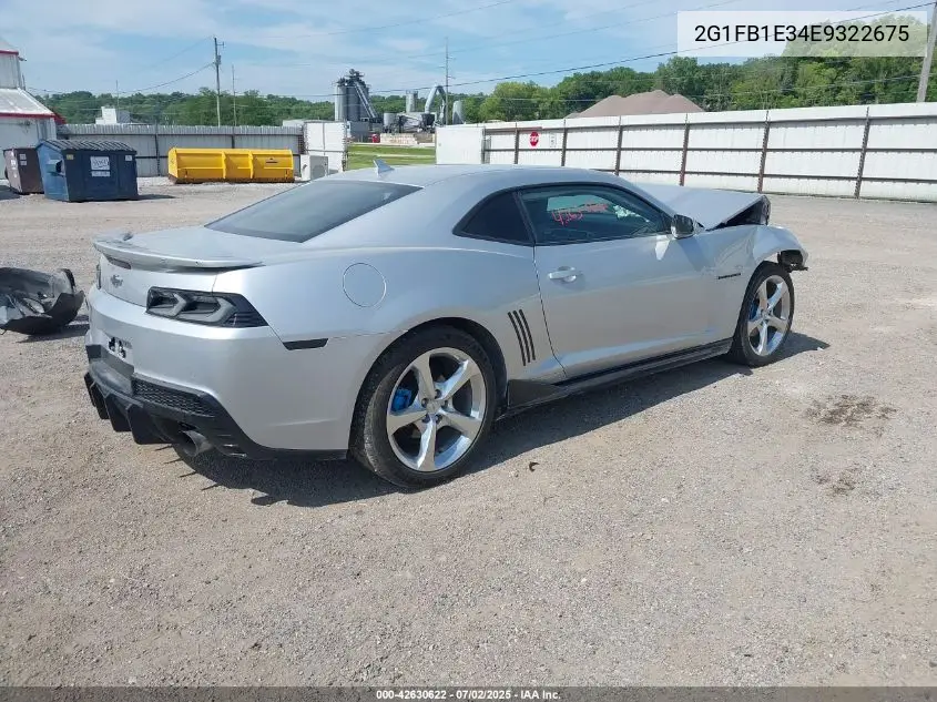 2014 Chevrolet Camaro 1Lt VIN: 2G1FB1E34E9322675 Lot: 42630622