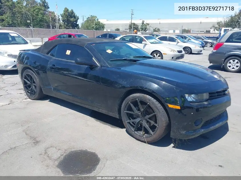2014 Chevrolet Camaro 1Lt VIN: 2G1FB3D37E9271718 Lot: 42632447