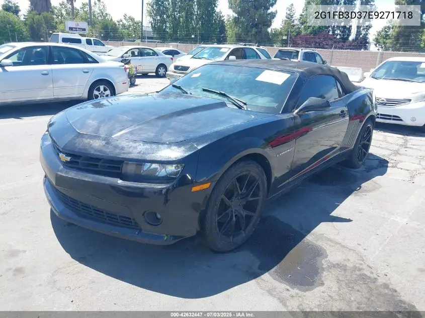 2014 Chevrolet Camaro 1Lt VIN: 2G1FB3D37E9271718 Lot: 42632447
