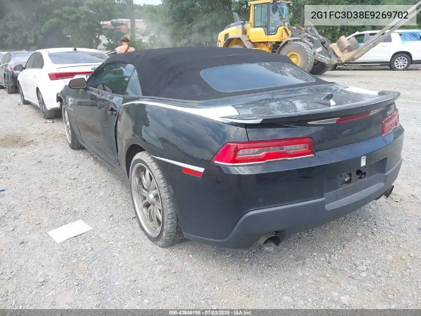 2014 Chevrolet Camaro 2Lt VIN: 2G1FC3D38E9269702 Lot: 42646198