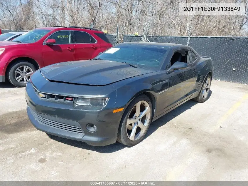 2015 Chevrolet Camaro 2Lt VIN: 2G1FF1E30F9133849 Lot: 41755687