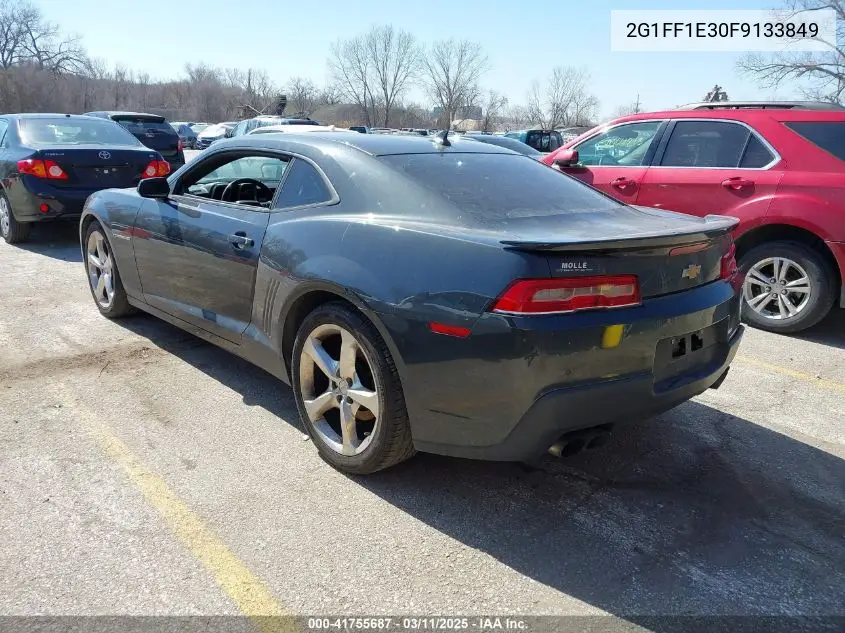 2015 Chevrolet Camaro 2Lt VIN: 2G1FF1E30F9133849 Lot: 41755687