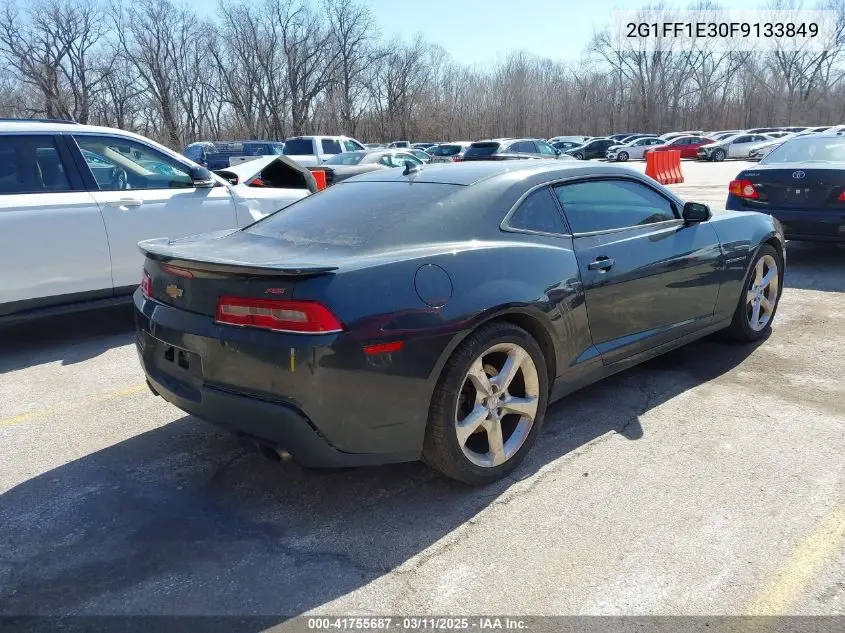 2015 Chevrolet Camaro 2Lt VIN: 2G1FF1E30F9133849 Lot: 41755687